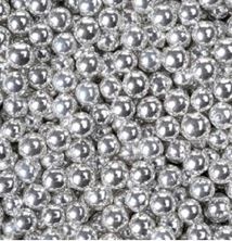 Picture of SILVER SUGAR PEARLS 7MM EDIBLE SPRINKLES X 50G